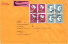 Express-Orts-Brief Von ZÜRICH 21.XII.60   (Zumstein CHF 12.75 Für Lose O) - Storia Postale