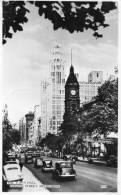 Collins Street Cars Melbourne Old Real Photo Postcard - Melbourne