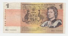 Australia 1 Dollar 1969 VF CRISP Banknote P 37c  37 C - 1966-72 Reserve Bank Of Australia