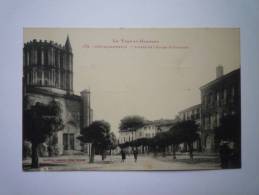 CASTELSARRASIN  (Tarn-et-Garonne)  :  Entrée De L'Eglise Saint-SAUVEUR - Castelsarrasin