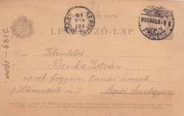 POSTCARD ENTIER POSTAL,STATIONERY 1900, HUNGARY. - Cartas & Documentos