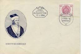 Germany DDR 1956 FDC Unused 500th Anniversary Of Greifswald University - Lettres & Documents