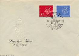 Germany DDR 1958 FDC Leipzig Spring Fair - Lettres & Documents