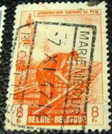 Belgium 1942 Railway Parcel Platelayer 8f - Used - Otros & Sin Clasificación