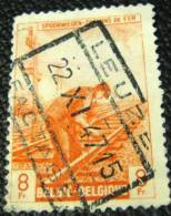 Belgium 1942 Railway Parcel Platelayer 8f - Used - Other & Unclassified