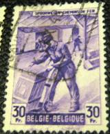 Belgium 1942 Railway Parcel Railway Porter 30f - Used - Other & Unclassified