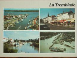 17 - LA TREMBLADE - Divers Aspects Du Bourg... (Port - Chenal - Commerces...) Multivues - La Tremblade