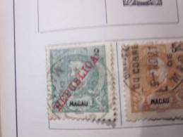 COLLECTION TIMBRES  PORTUGAL  MACAO DEBUT 1898 + KIAO-TCHEOU OBLITERES OU NEUFS AVEC  CHARNIERES - Other & Unclassified