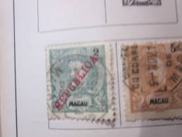 COLLECTION TIMBRES  PORTUGAL  MACAO DEBUT 1898 + KIAO-TCHEOU OBLITERES OU NEUFS AVEC  CHARNIERES - Altri & Non Classificati