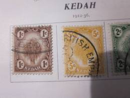 COLLECTION TIMBRES  MALAISIE DEBUT 1902 OBLITERES OU NEUFS AVEC  CHARNIERES - Federated Malay States