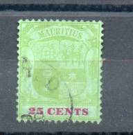 Maurice. 25 Cents - Mauritius (...-1967)