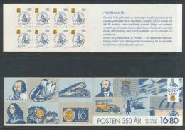 Sweden 1986 Facit #: H366. The Post Office 350 Years, MHN (**) - 1981-..