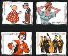 Portugal Bande Dessinée Portugaise Inclus Groupe De Jazz Music 2004 ** Portugal Comics Including Jazz Band Music 2004 ** - Unused Stamps