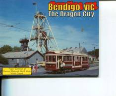 (01) Postcard View Folder - Depliant De Carte Postale - Victoria - Bendigo Mining + Tramway - Other & Unclassified