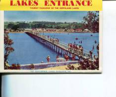 (01) Postcard View Folder - Depliant De Carte Postale - Victoria - Lake Entrance - Ballarat