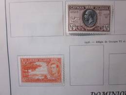 COLLECTION TIMBRES  ANTILLES ANGLAISES GRENADE + CAIMANES DEBUT 1883 OBLITERES OU NEUFS AVEC  CHARNIERES - Grenada (...-1974)