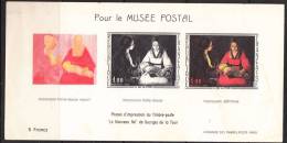 France Pour Le Musee Postal, Progressive Colour Printing Proof - Luxusentwürfe