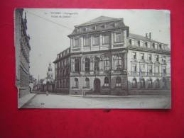 CPA  OU CPSM  ALLEMAGNE  WORMS AMTSGERICHT  PALAIS DE JUSTICE   VOYAGEE  ATTENTION CARTE EN  ETAT MOYEN - Worms