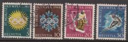 Switzerland 1948 Mi#492-495 Used - Used Stamps