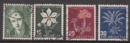 Switzerland 1946 Mi#475-478 Used - Used Stamps