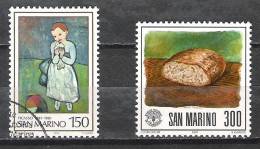 Saint-Marin - 1981 - Y&T 1037 (oblit.) + 1039 (Neuf **) - Used Stamps