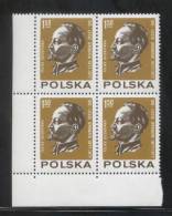 POLAND 1977 100TH BIRTH ANNIV FELIKS DZIERZYNSKI RUSSIA BLOCK NHM Founder Russian Secret Police Revolutionary Communism - Politie En Rijkswacht