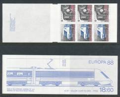 Sweden 1988 Facit #: H388. Europa XVII. Transport And Communication, MHN (**) - 1981-..