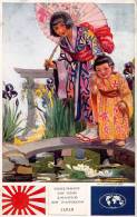 CHILDREN OF THE LEAGUE OF NATIONS : JAPAN / JAPON - ILLUSTRATION : W. TOWNSHEND - TUCK´S OILETTE (n-259) - Collections, Lots & Series