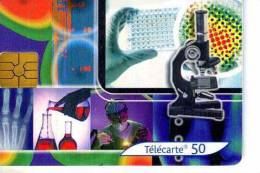 FRANCE TELECOM FRANCIA CHIP  LA MEDECINE TEMATICA THEMATIC MEDICINA Télécarte Phonecard Telefonkart - 50 Units