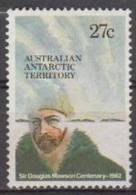 AAT Australian Antarctic Territory -1982 - Douglas Mawson Centenary -  Mi.53 -1v - MNH - Neufs