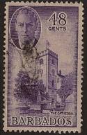 BARBADOS 1950 48c Cathedral U SG 279 RA143 - Barbados (...-1966)