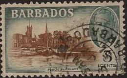 BARBADOS 1950 3c Public Buildings U SG 273 RA132 - Barbados (...-1966)