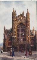 CHARLES FLOWER - TUCKS SERIES 1478 - BATH ABBEY - WEST FRONT - Bath