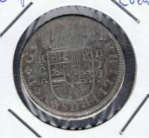 ESPAÑA   -  Felipe V  2  Reales  1721  Cuenca   PLATA - Autres & Non Classés