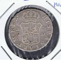 ESPAÑA   -  Carlos IIII  2  Reales  1808  Madrid - Andere & Zonder Classificatie