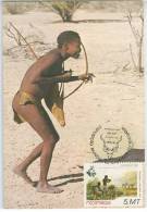 Mozambique Chasse à L´arc Carte Maximum 1981 Moçambique Hunting With Bow And Arrow Maxicard - Mosambik