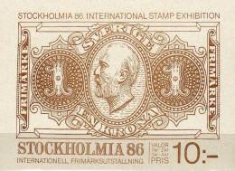 Expo STOCKHOLMIA 1983 Schweden 1239/2 HBl.121 Im MH94 ** 3€ Stamp On Stamp # 28,41+ Entwurf Se-tenant Booklet Of Sverige - 1981-..