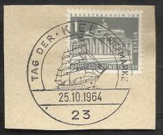 # Berlino, TAG DER - KIEL - BRIEFMARKE - 25.10.1964 - 23 - Su Frammento - Franking Machines (EMA)