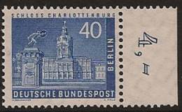 WEST BERLIN 1956 40pf Blue UNHM SG B142 MN153 - Ungebraucht