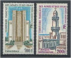 AFARS ET ISSAS 1969 - Cathedrale Et Mosquee (Timbres Graves) Neufs Sans Charniere (Yvert A 61/62) - Ungebraucht