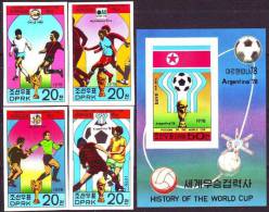 ARGENTINA - HISTORY OF WORLD CUP - Mi.1739/43 B + Bl 49B - 1978 - NO Pay PAYPALL - 1978 – Argentine