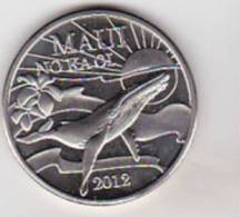 Hawaii 2 Maui Trade Dollars 2012, Whale, BU - Andere & Zonder Classificatie