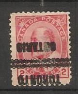 Canada  1903  King Edward VII  (o) - Precancels