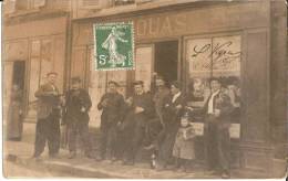 CARTE-PHOTO D'un CAFE Avec RECETTE BURALISTE, Très Animée - Caffé