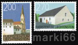 Liechtenstein - 2007 - Ancient And Protected Buildings - Mint Stamp Set - Neufs