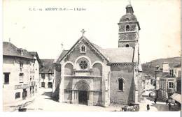 ARUDY 64 L'Eglise Et La Place - Arudy