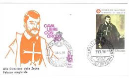 FDC  VENETIA  - ANNO  1986 - CAVALIERE - SMOM - S.M.O.M. SOVRANO MILITARE ORDINE DI MALTA) - Malta (la Orden De)