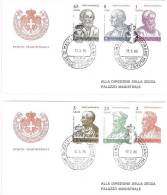 FDC   - ANNO  1986 - GRANDI MAESTRI DELL´ORDINE - SMOM - S.M.O.M. SOVRANO MILITARE ORDINE DI MALTA) - Malta (la Orden De)