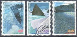 AAT Australian Antarctic Territory -1996 - Landscape Paintings  -  Mi.106,107,109 - Used - Gebraucht