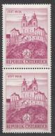 Austria 1963 Mi#1128 Mint Never Hinged Vertical Pair - Ungebraucht